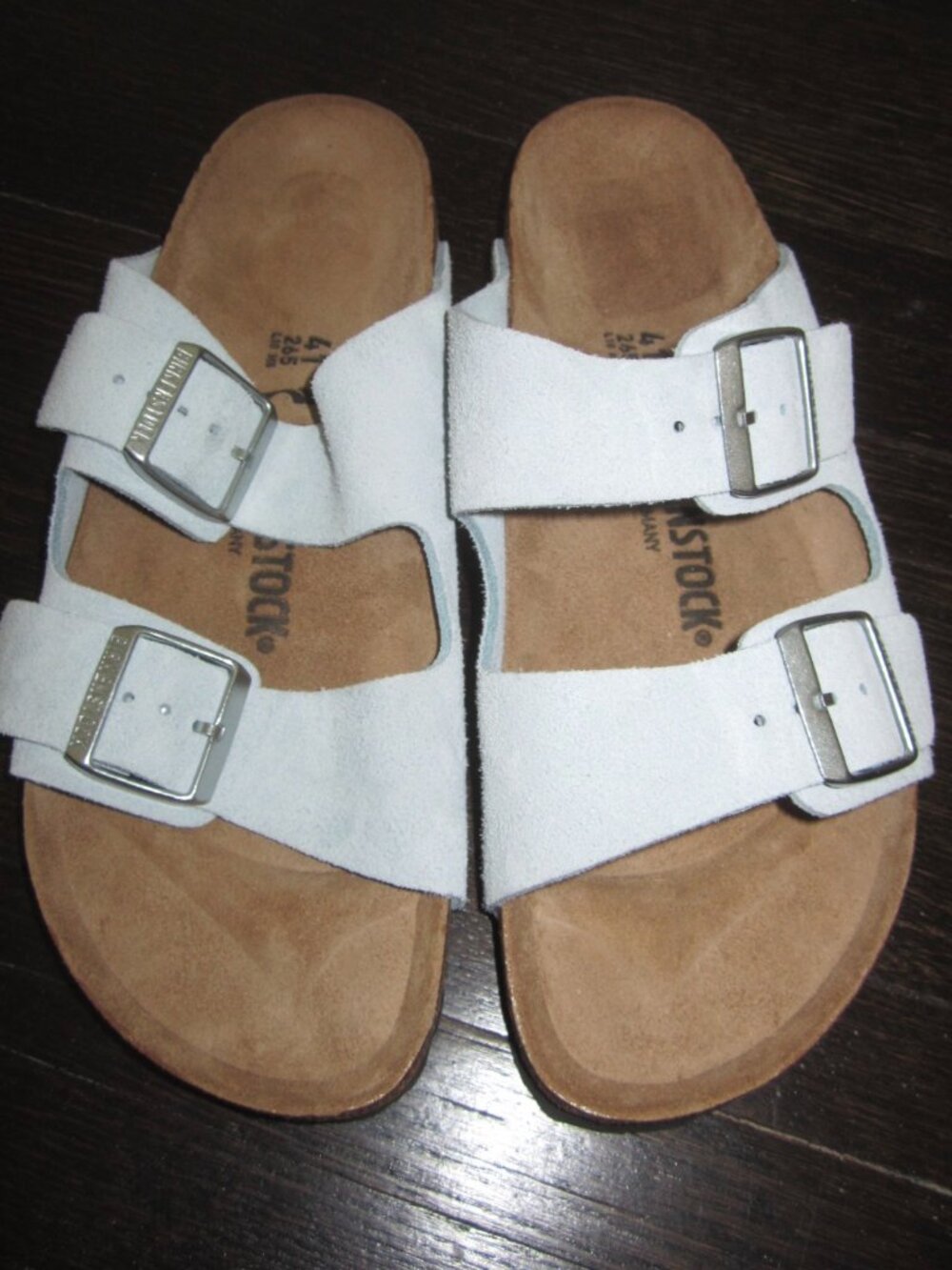 BIRKENSTOCK ARIZONA Suede Sandal Shoes Size 41 - Picture 2 of 12
